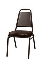 Sunlow Stacking Chair, Brown/Brown